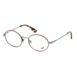 WEB EYEWEAR Silver Round Eye Frames for Women-image-12