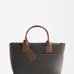 PARFOIS Structured Handheld Bag with Tasselled-picture-10