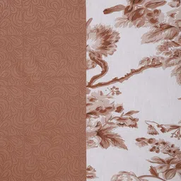 SWAYAM White & Red Floral 160 TC King Bedsheet with 2 Pillow Covers image 4