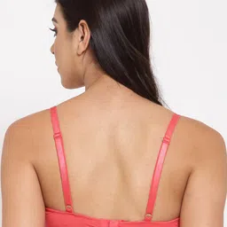 Inner Sense Pink Plunge Bra Medium Coverage Underwired Lightly Padded Sustainable image 2