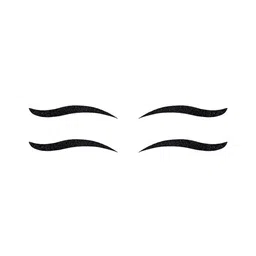 Comet Busters Glitter Eyeliner Stickers image 3