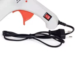 CRAFTYGUN 20 W Standard Temperature Glue Gun with 3 Sticks ON OFF Switch & Indicator 7 mm Stick Diameter White, (WHITEE)MINI-20WWT-3-ST image 2