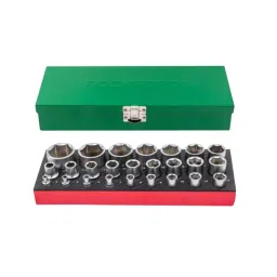 Rock Force Socket Set 4 - 32 mm Head range 6.35 & 12.7 mm (1/4 & 1/2 inch), RF-50121I (Set of 25 Pcs)-image-11