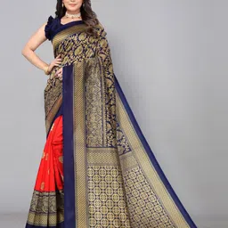 KALINI Floral Art Silk Saree-picture-11