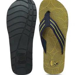 Red Chief Men's Navy & Yellow Flip Flops image 3