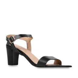 Bata Women's Black Ankle Strap Sandals-image-17