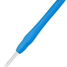 qynsik Ergonomic Crochet Hook, 4.00mm, Handle, Stainless Steel No. 8 (Multicolor) image 1