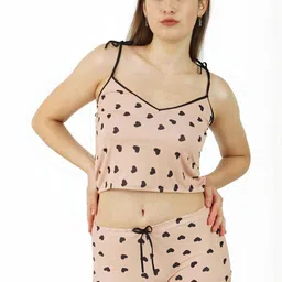 GuSo Shopee Women Beige Net Baby Dolls-image-55