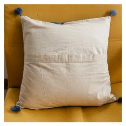 Dwij Products Upcycled Denim Set of 2 Cushion Covers (Criss Cross) - 450 g image 3