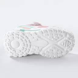 Cute Walk by Babyhug Velcro Closure Sneaker Shoes - Pink image 5