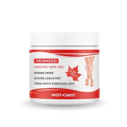 WEST-COAST Veinneed Varicose Vein Gel with Red Wine Leaf Extract, Horse Chestnut Extract for Management of Varicose & Spider Veins for Leg Care - 200gm-image-43