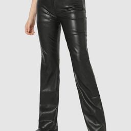 GAP Women Leather Mid-Rise Trousers-picture-42
