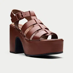 Oroh Leather Party Platform Sandals image 4