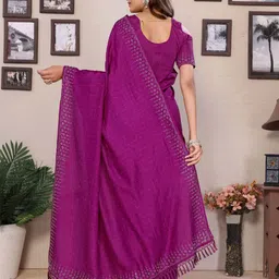 Shriyangan Embellished Beads and Stones Saree image 4