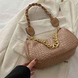 CORSICA Women Textured PU Shoulder Bag-image-3