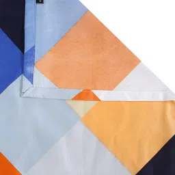 Arrabi 6-Pcs White & Blue Printed Diwan Set image 4