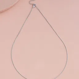 Kushal's Fashion Jewellery Rhodium-Plated Zircon Studded Party Chain-picture-20