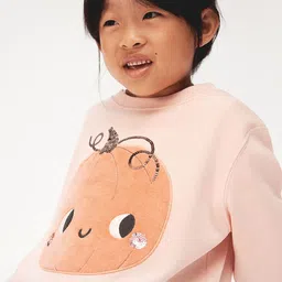 H&M Girls Motif-Detail Sweatshirt image 2