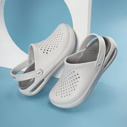 Red Tape Men Self Design Clogs-picture-39