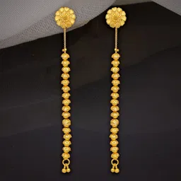 Luv Fashion Floral Drop Earrings-picture-15