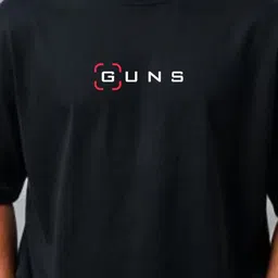 UrGear Typography Printed Extended Sleeves Oversized T-shirt image 3