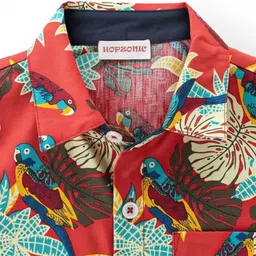 HOPZONIC Boys Classic Printed Casual Shirt image 2