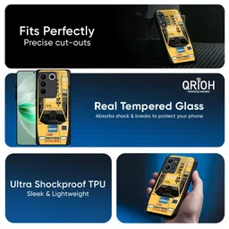 QRIOH Typography Printed Vivo T4x 5G Back Case Mobile Accessories image 4