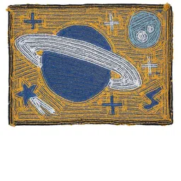 AAZEEM Set Of 3 Printed Cotton Anti-Skid Doormat image 3