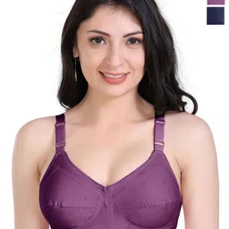 SHYAM SONS FLAIR Women Pack of 2 Full Coverage Non Padded Minimizer Bra-picture-17
