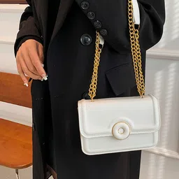CORSICA Women White PU Handbags image 3