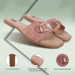 THE STHAPAK BLESS YOUR FEET Women Open Toe Flats with Buckles image 3