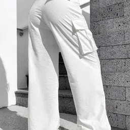 LA CHIC PICK Oversized Bagggy Cargo Pants image 3