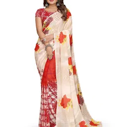 Moda Rapido Floral Poly Georgette Saree-picture-41