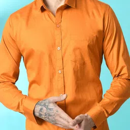 THE BEETEL HOUSE Men Comfort Polka Dot Sheer Printed Casual Shirt image 2