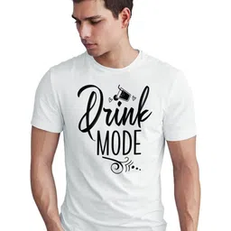 Seekbuylove Men Bio Finish Drink Mode Round Neck Pure Cotton T-shirt-picture-29