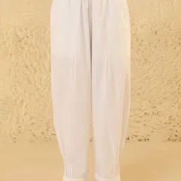 House of Chikankari Women Cotton Solid Afghani Pant-image-37