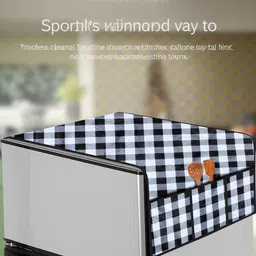 The Furnishing Tree White Plastic Refrigerator Cover-picture-29