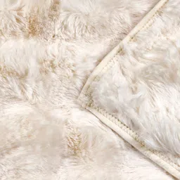 Home Centre Kadence Off White 550 GSM Double Bed Blanket image 3