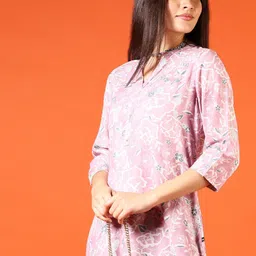V-Mart Women Ethnic Motifs Printed A line Kurta-image-7