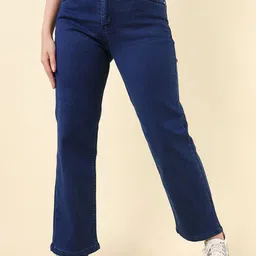 DAZORA Women Straight Fit Mid-Rise Jeans-picture-12