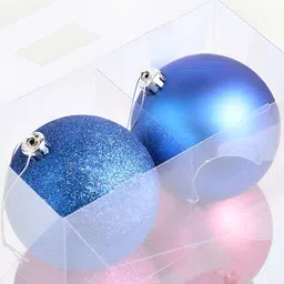 Marks & Spencer 10-Pcs Blue & Silver Oversized Baubles Decor-image-17