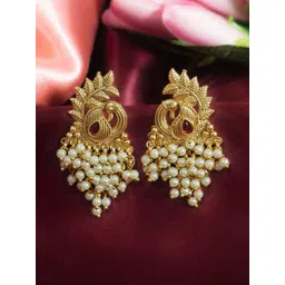 inc63-for elites Peacock Shaped Drop Earrings-picture-14