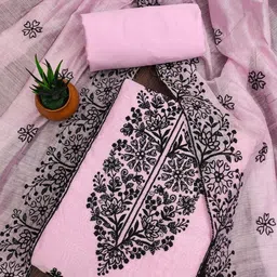 Altecia Embroidered Pure Cotton Unstitched Dress Material-picture-33