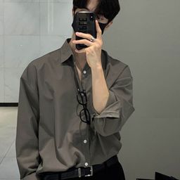 StyleCast Men Spread Collar Solid Cotton Casual Shirt-picture-35
