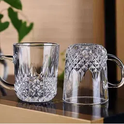 zelovi RAJWADI TEA CUP 230ML Glass Cup Set for Coffee Tea Green Tea Juice Milk Glass Coffee Mug-picture-31