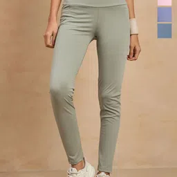 COLOR CAPITAL Women Pack of 4 Skin Fit Antimicrobial Tights-picture-24