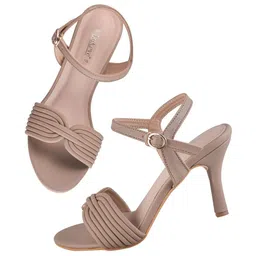 LUXEVE Party Slim Heeled Sandals with Buckles image 2