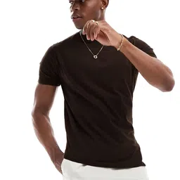Aux India Company Men Solid Round Neck Pure Cotton T-shirt-picture-26