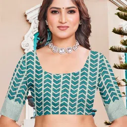 Sidhidata Floral Printed Zari Saree image 4