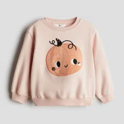 H&M Girls Motif-Detail Sweatshirt image 3